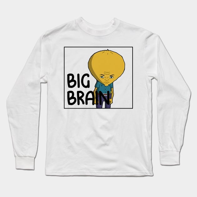 Big brain origin Long Sleeve T-Shirt by crownc_stuff